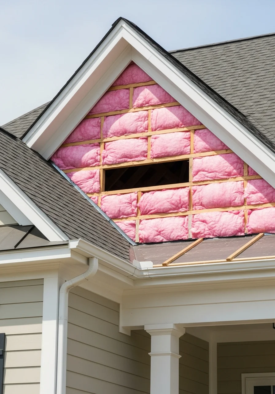 Close-up of a contractor's hands inspecting roofing materials on a Cumming home.